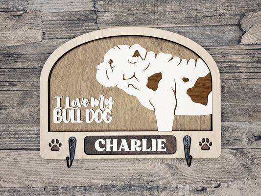 Bulldog Leash Holder