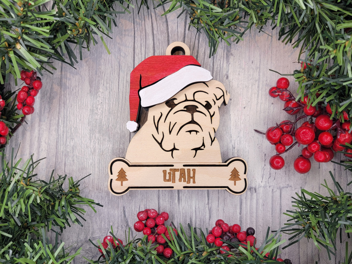 Bull Dog Ornament