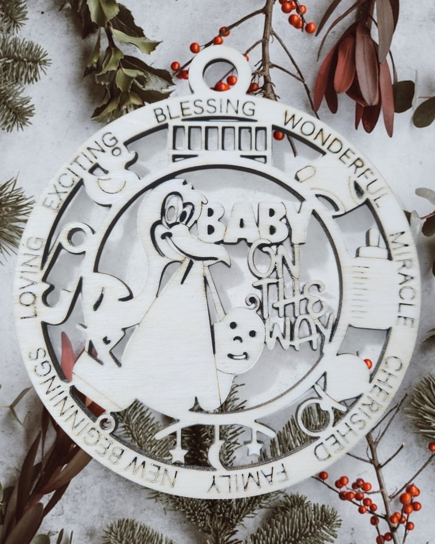 Baby on the Way Ornament