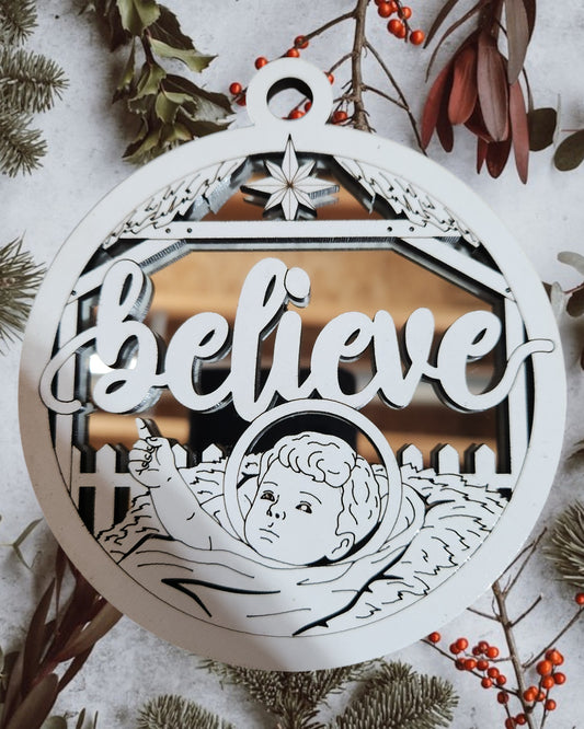 Jesus Series - Believe (Mirror Background)