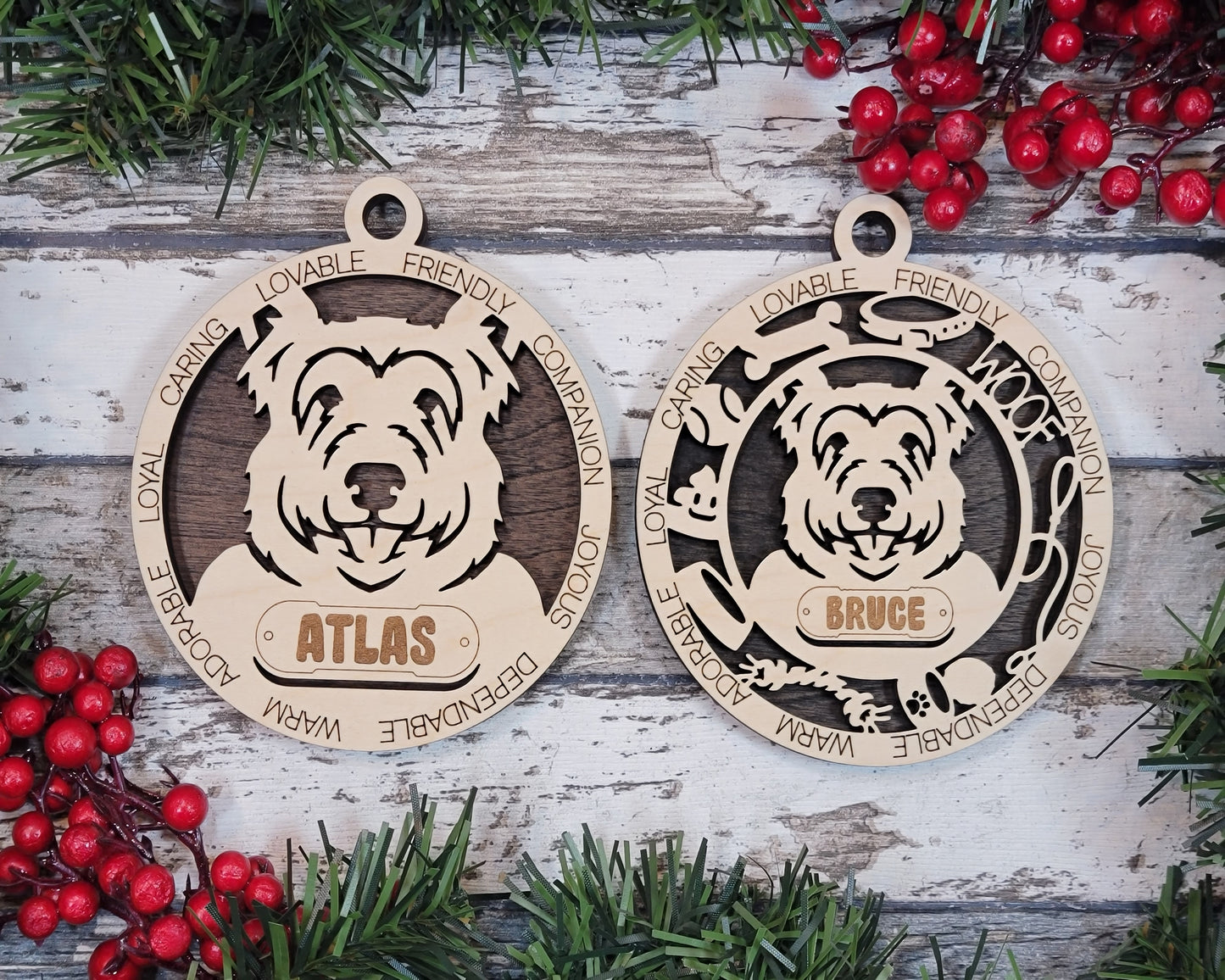 Adorable Dog Ornaments Pack 2