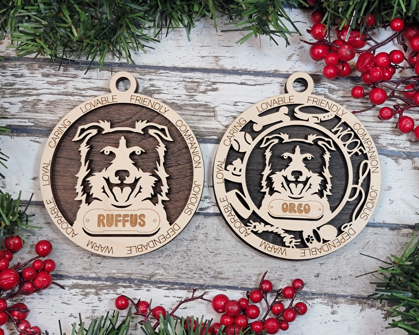 Adorable Dog Ornaments Pack 1