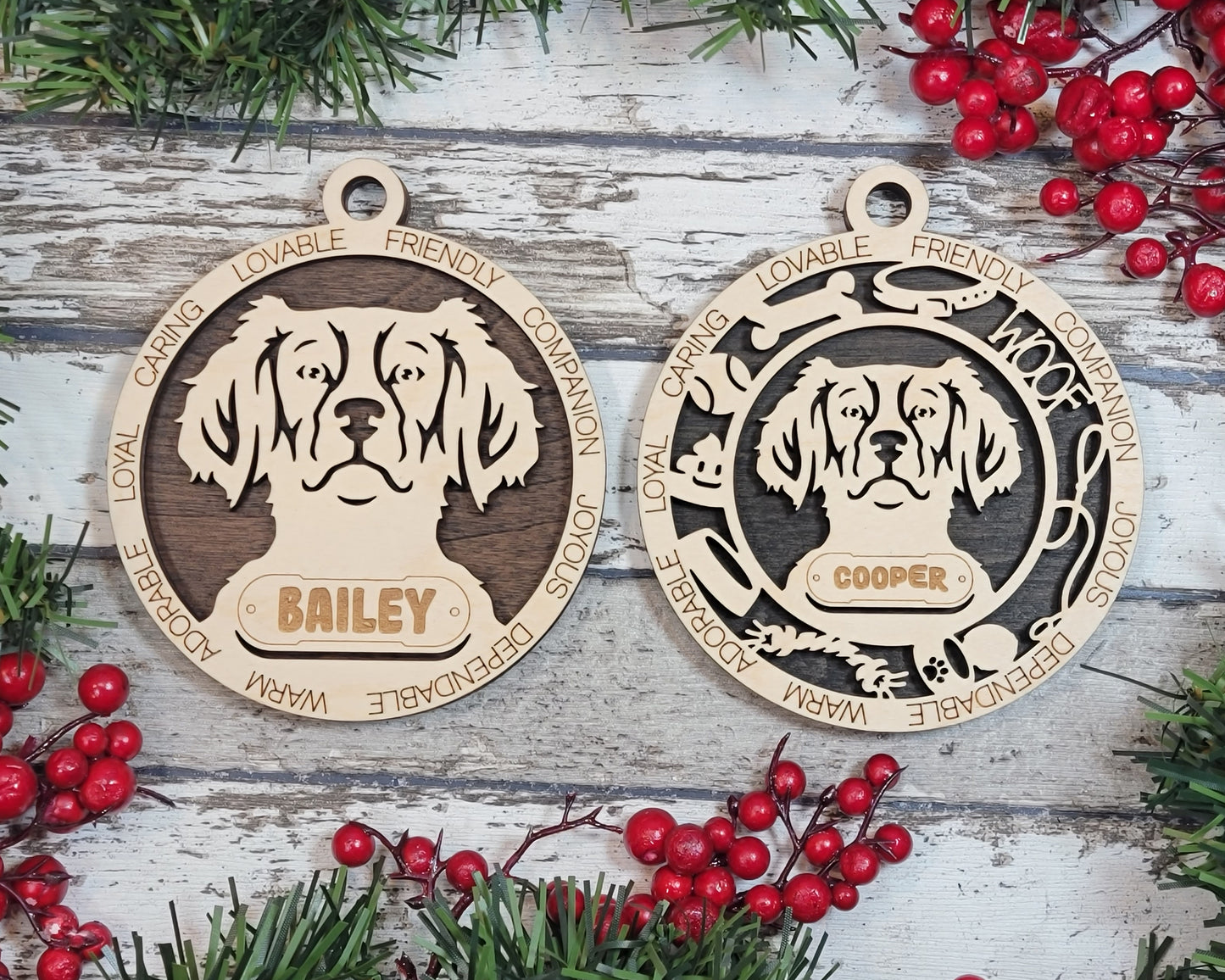 Adorable Dog Ornaments Pack 1
