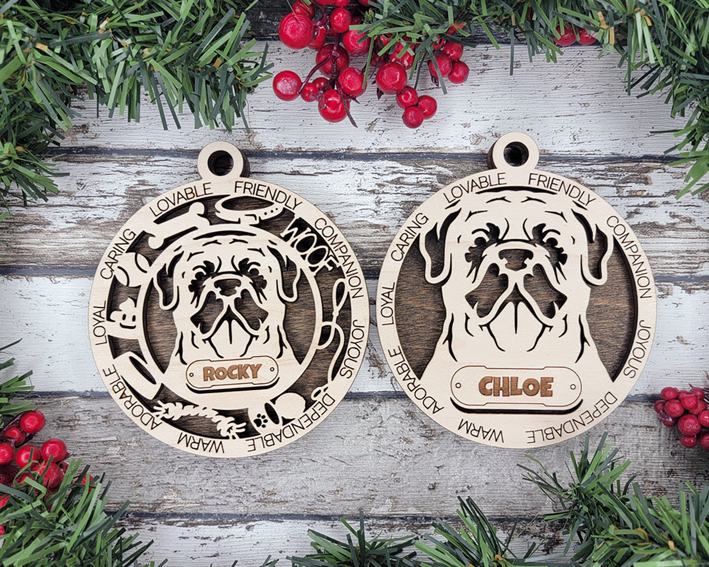 Adorable Dog Ornaments Pack 3