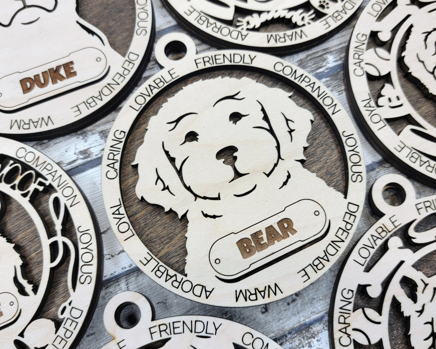 Adorable Dog Ornaments Pack 3