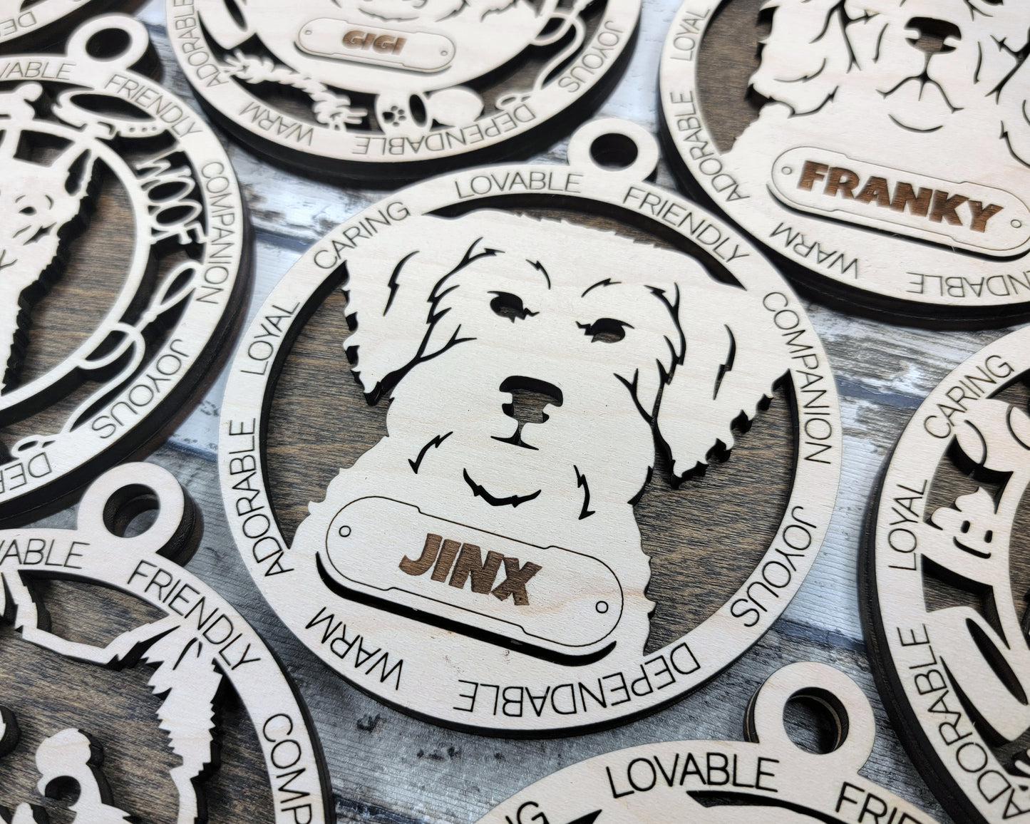 Adorable Dog Ornaments Pack 3