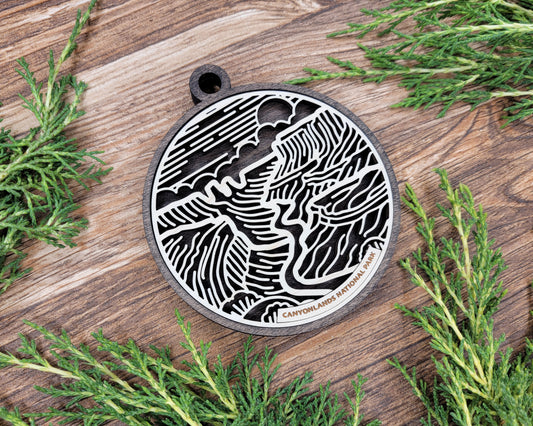 Canyonlands National Park Line Art Ornament