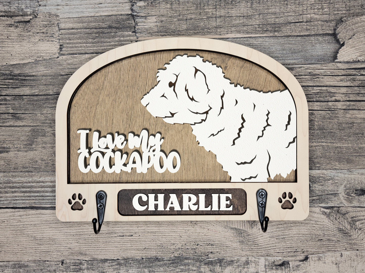 Cockapoo Leash Holder