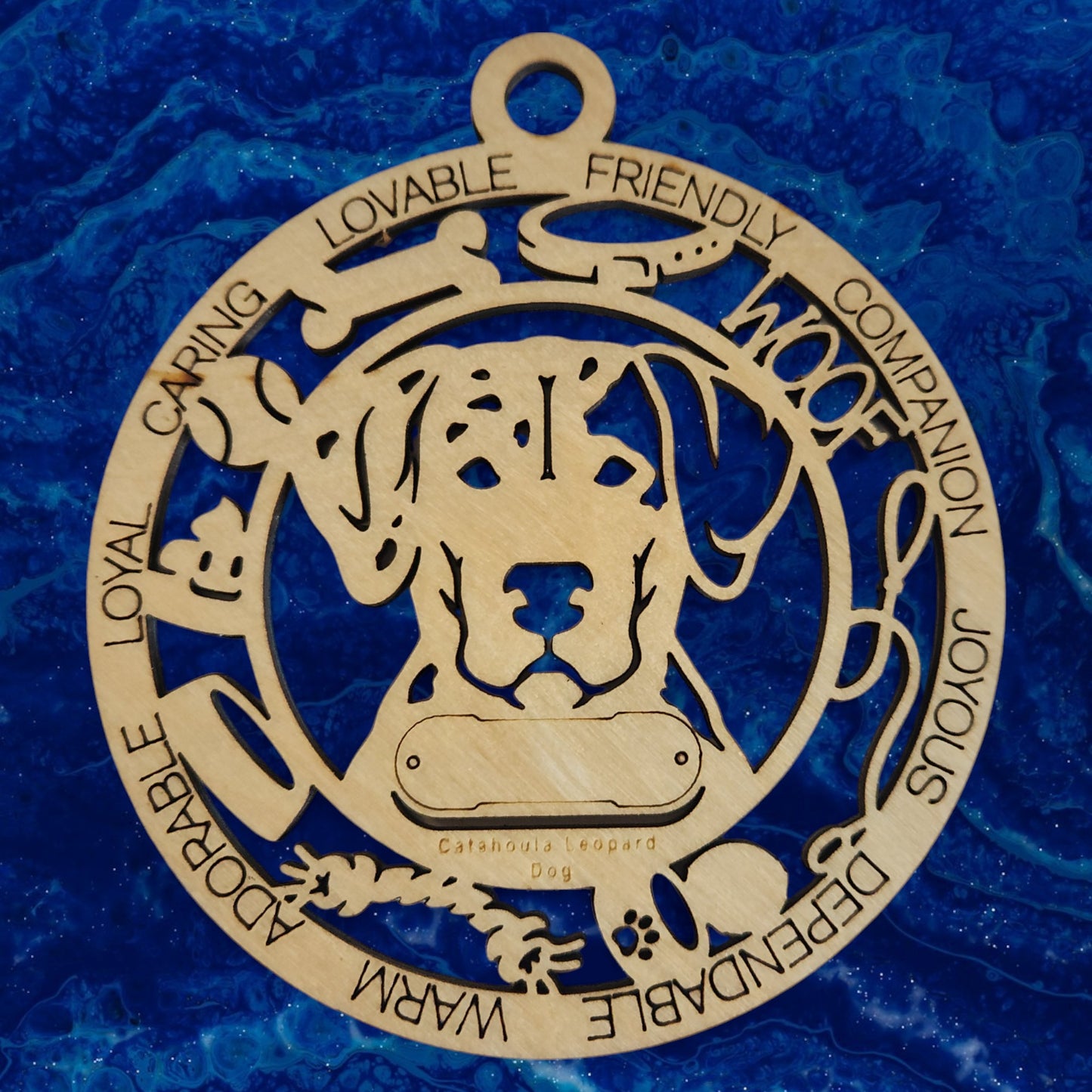 Catahoula Leopard Dog Ornament (46)