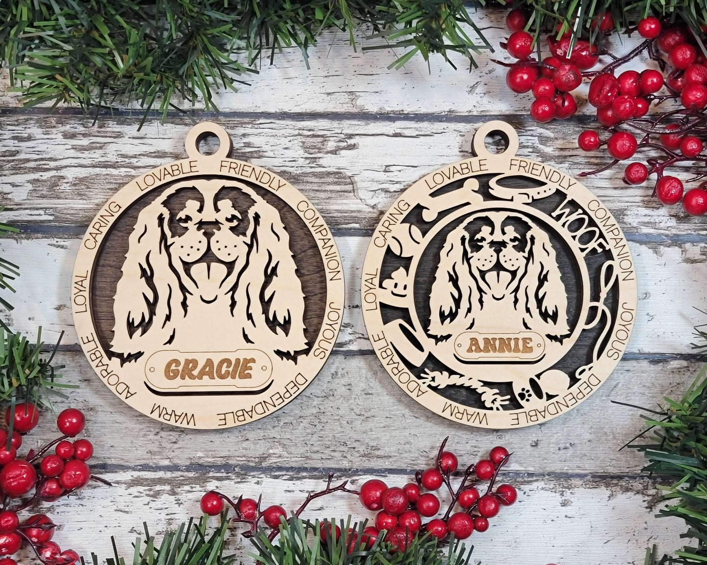 Adorable Dog Ornaments Pack 1