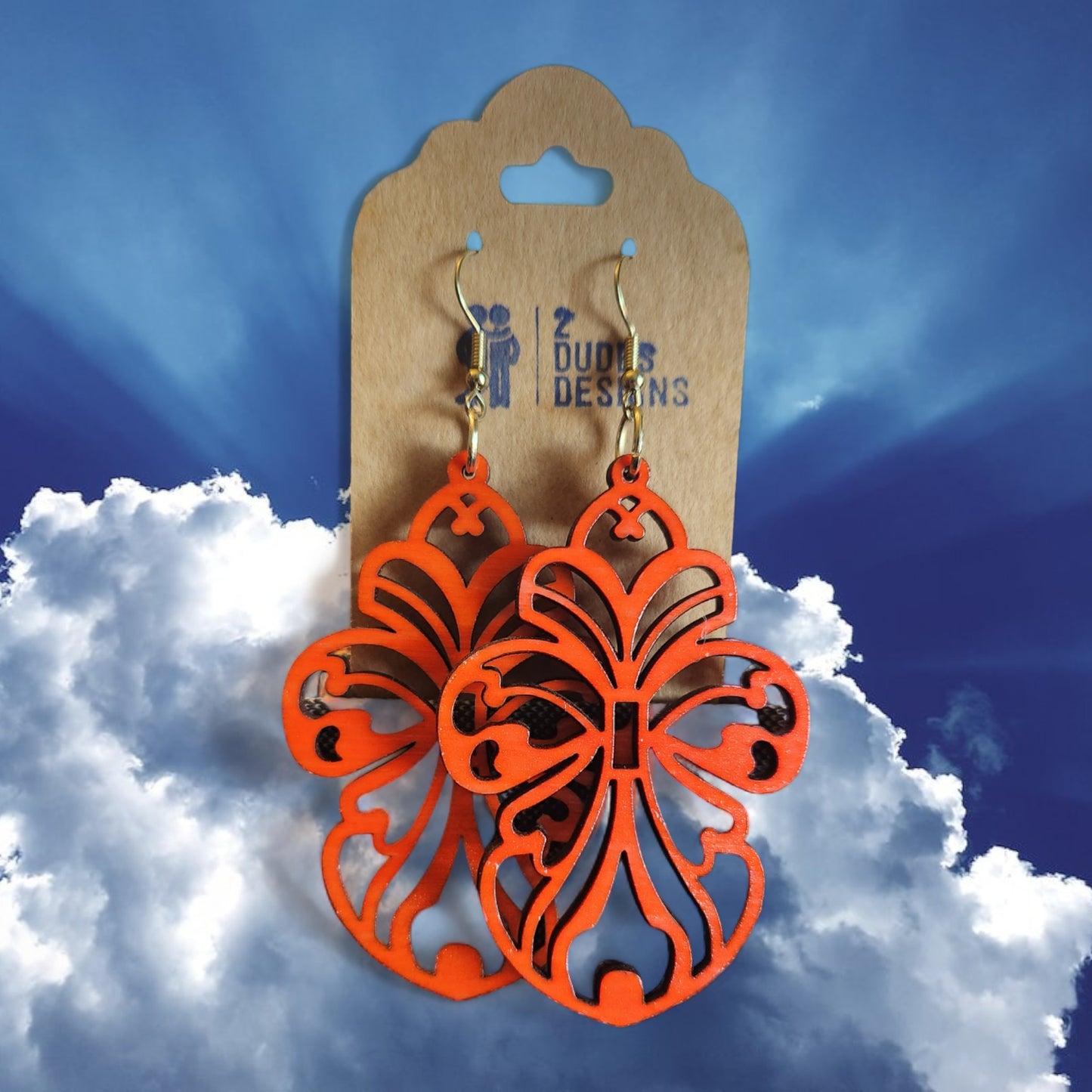 Birch, Alcohol Ink-Stained Celtic Cross