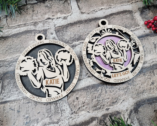 Stadium Series Ornament - Cheerleading