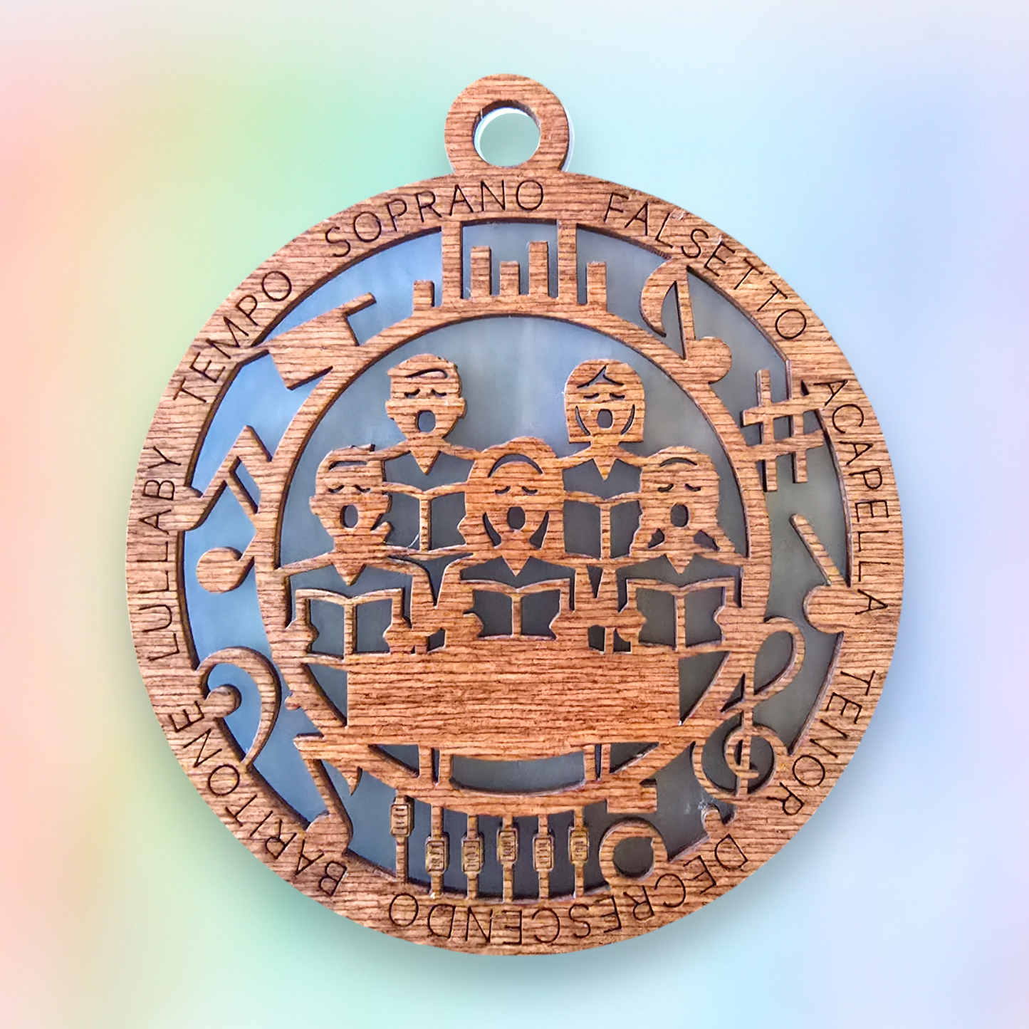 Choir Artful Ornament (Customizable)