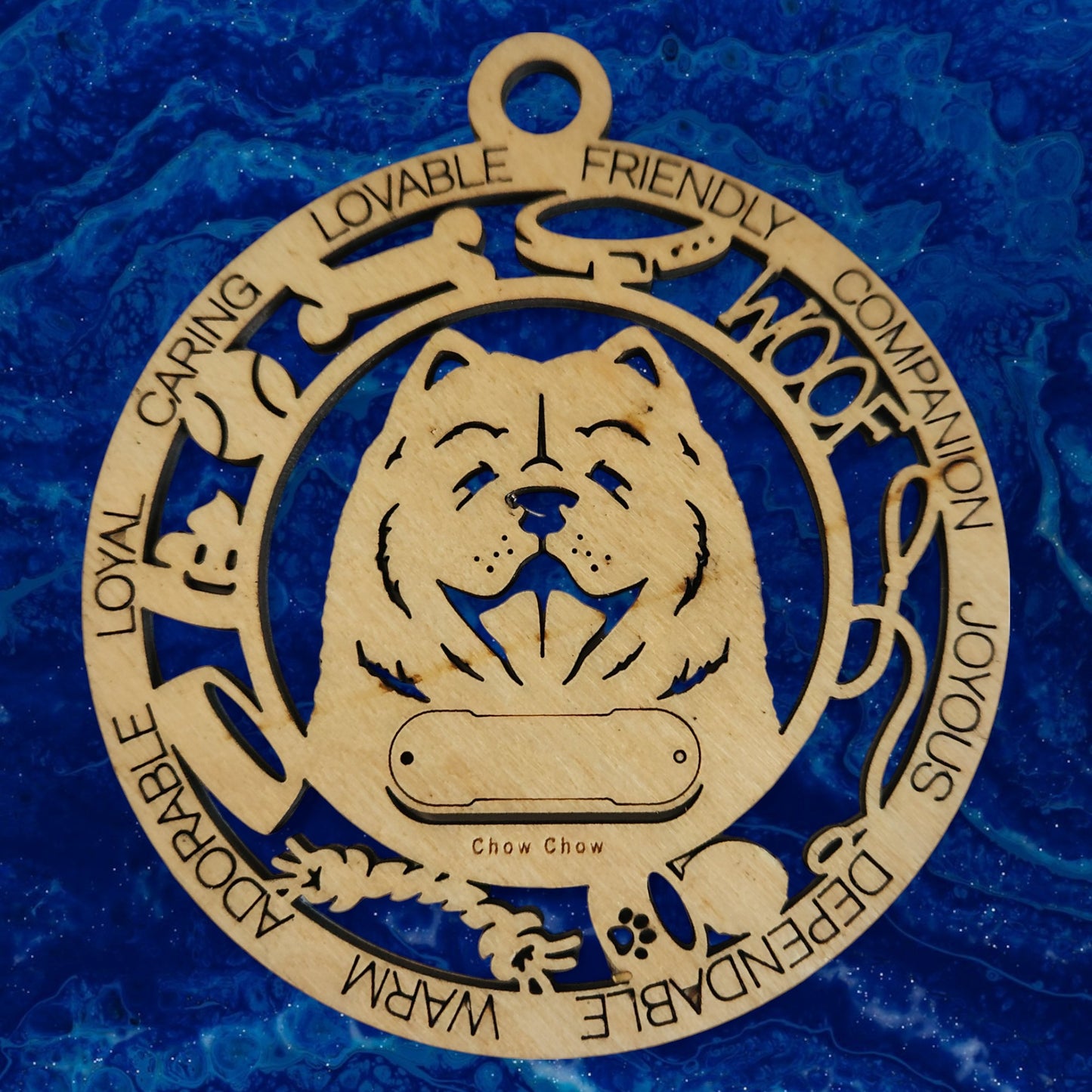 Chow Chow Dog Ornament (53)