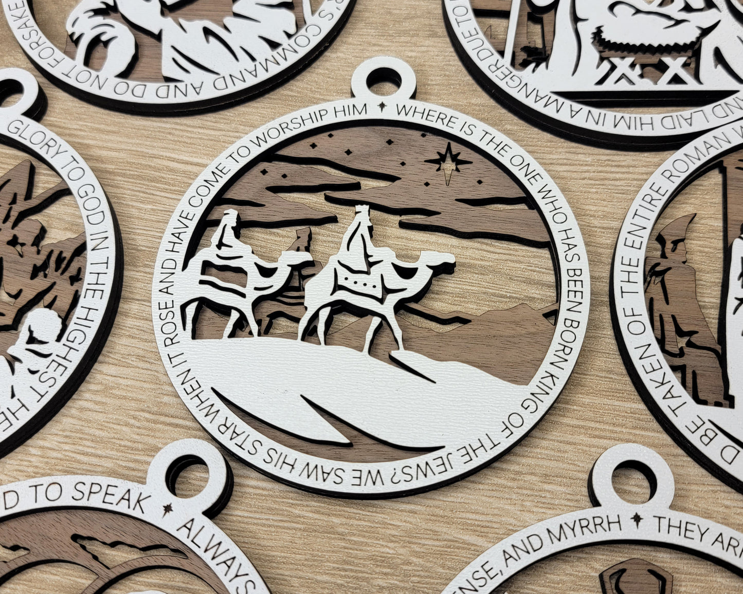 Christmas Story Ornaments - 8 Scenes