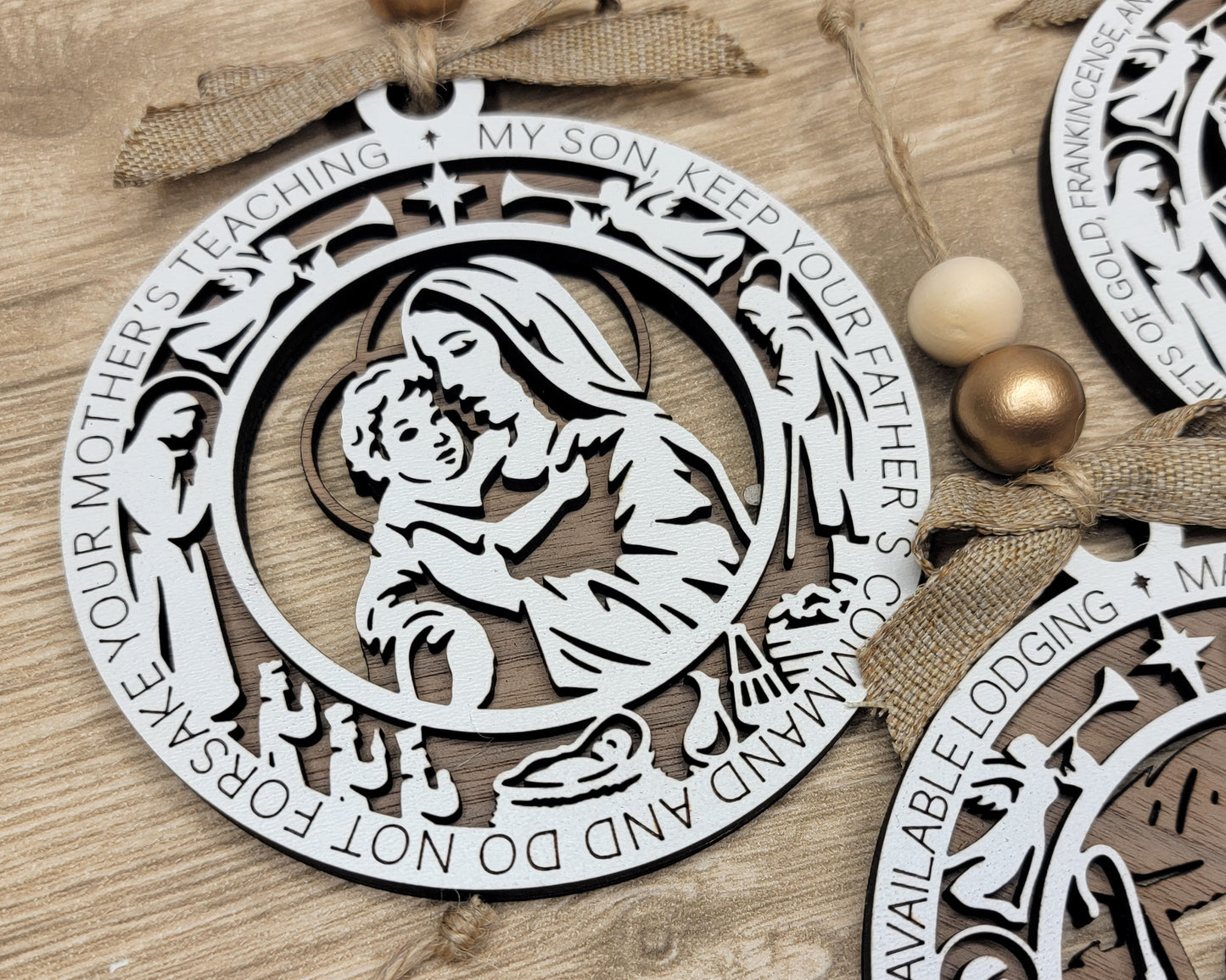 Christmas Story Ornaments - 8 Scenes
