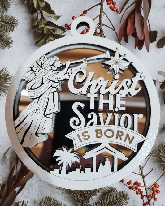Jesus Series - Christ the Savior is Born (Mirror Background)