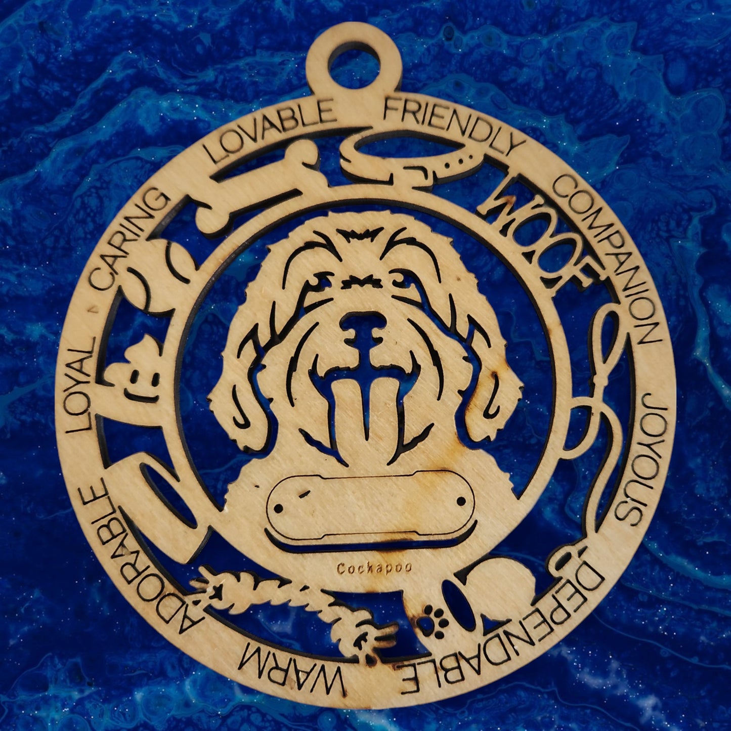 Cockapoo Dog Ornament (54)