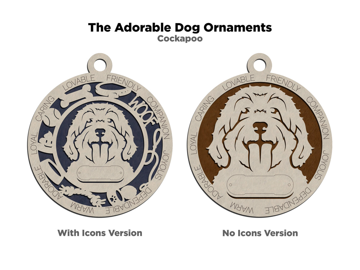 Cockapoo Dog Ornament (54)