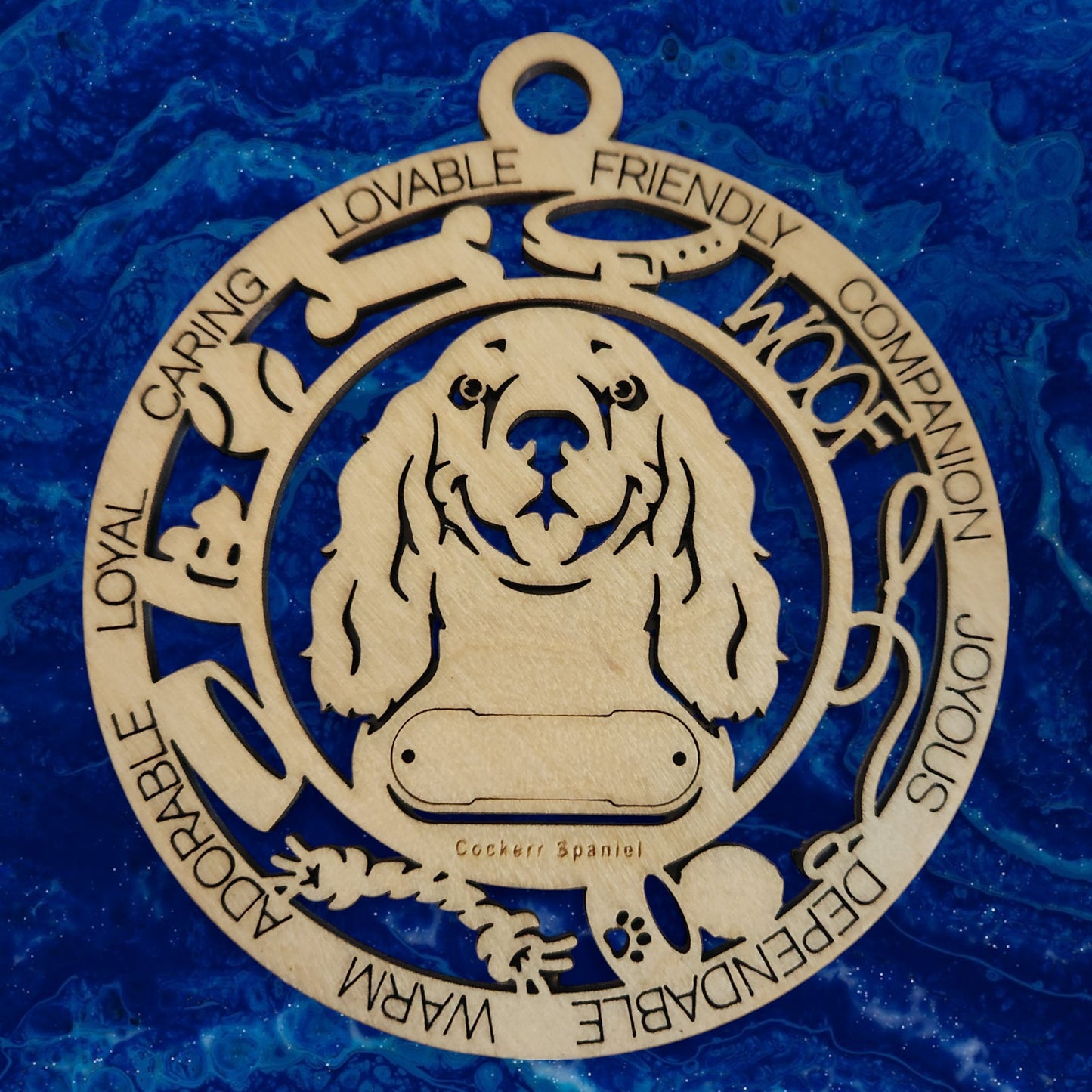 Cocker Spaniel Dog Ornament (55)