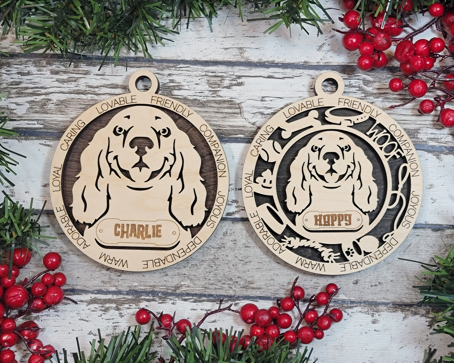 Adorable Dog Ornaments Pack 1