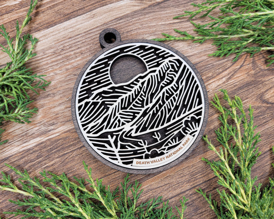 Death Valley National Park Line Art Ornament