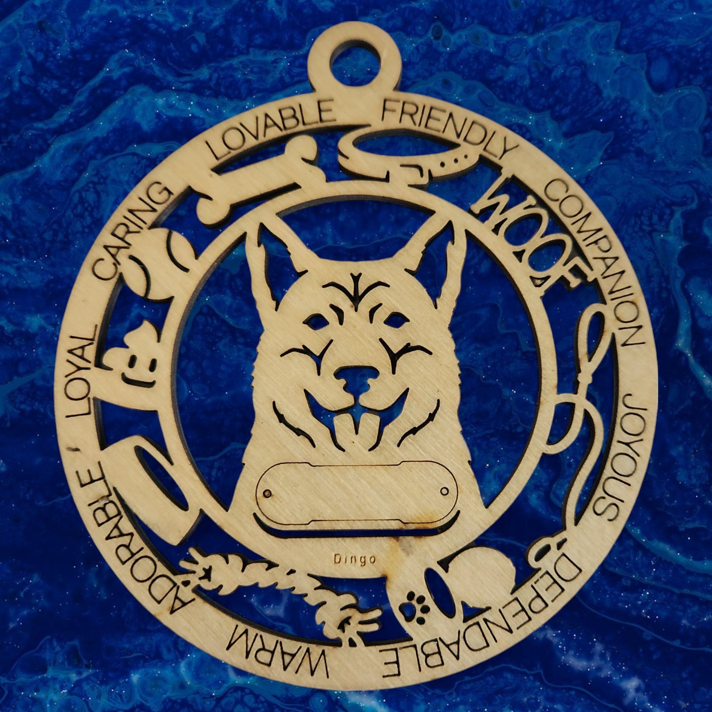Dingo Dog Ornament (62)