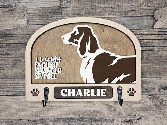 English Springer Spaniel Leash Holder