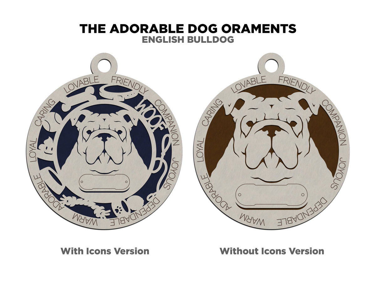 English Bulldog Ornament (67)