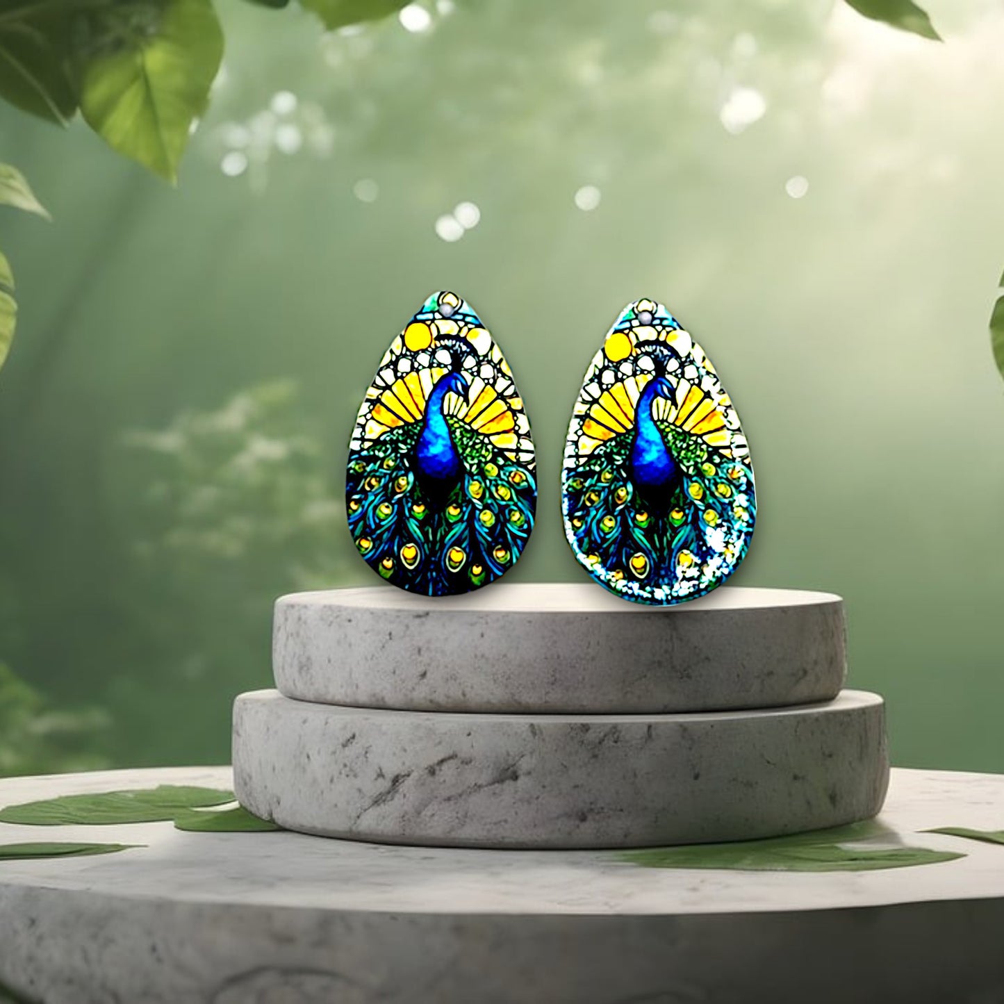 Peacock Earrings