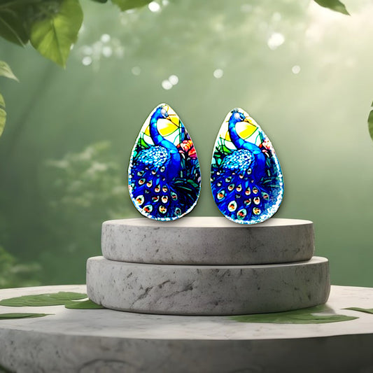 Peacock Earrings