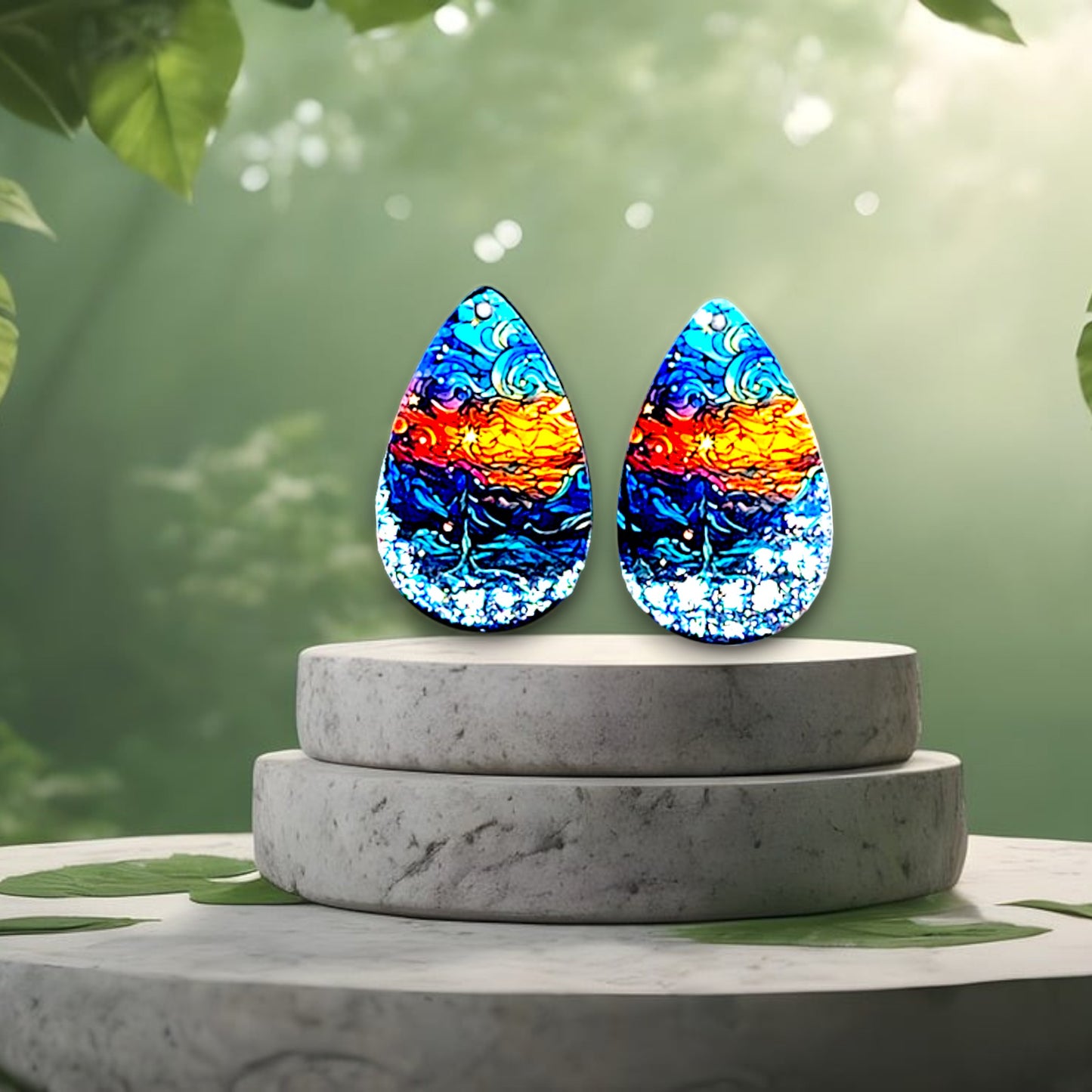 Ocean Swirl Earrings