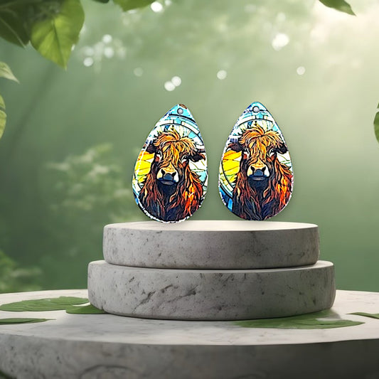 Highland Cow Earrings