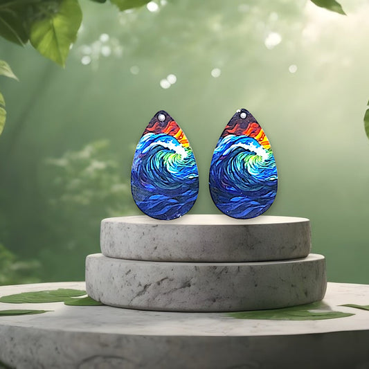 Ocean Waves Earrings