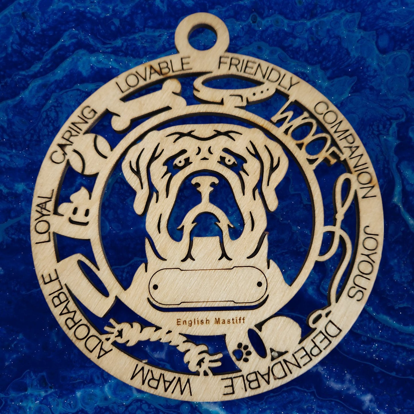 English Mastiff Dog Ornament