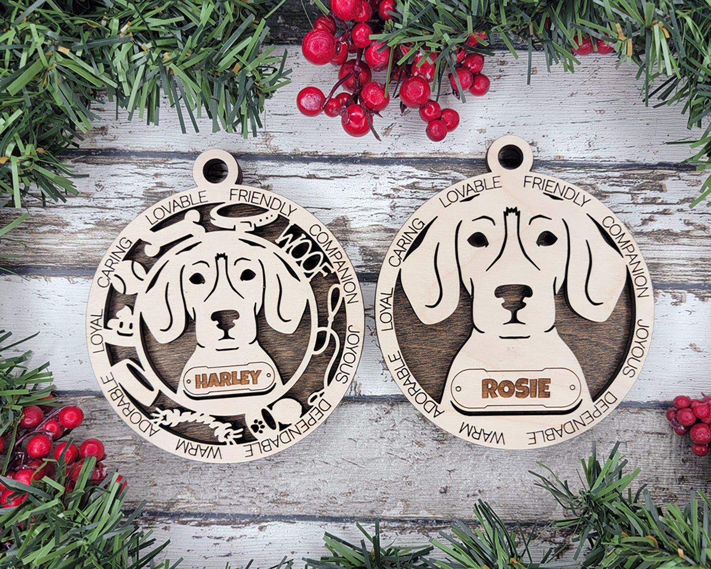 Adorable Dog Ornaments Pack 3