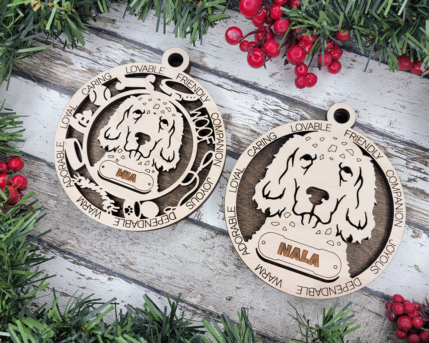 Adorable Dog Ornaments Pack 3