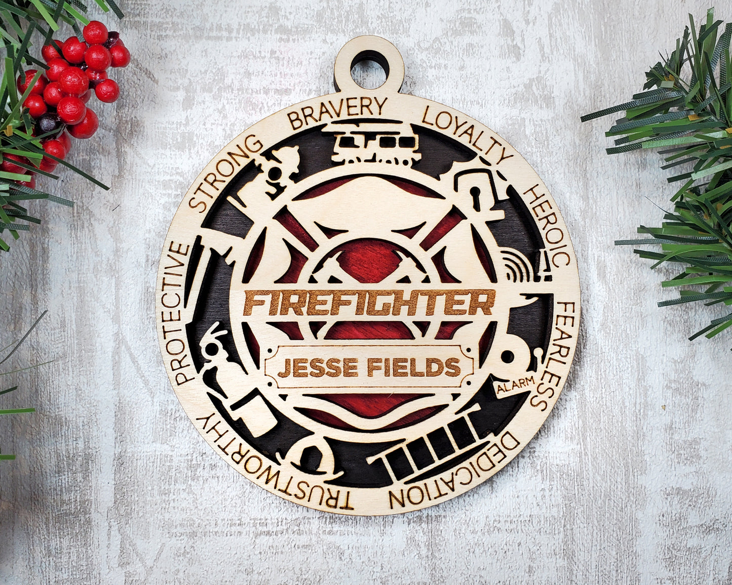 First Responder: Firefighter Ornaments