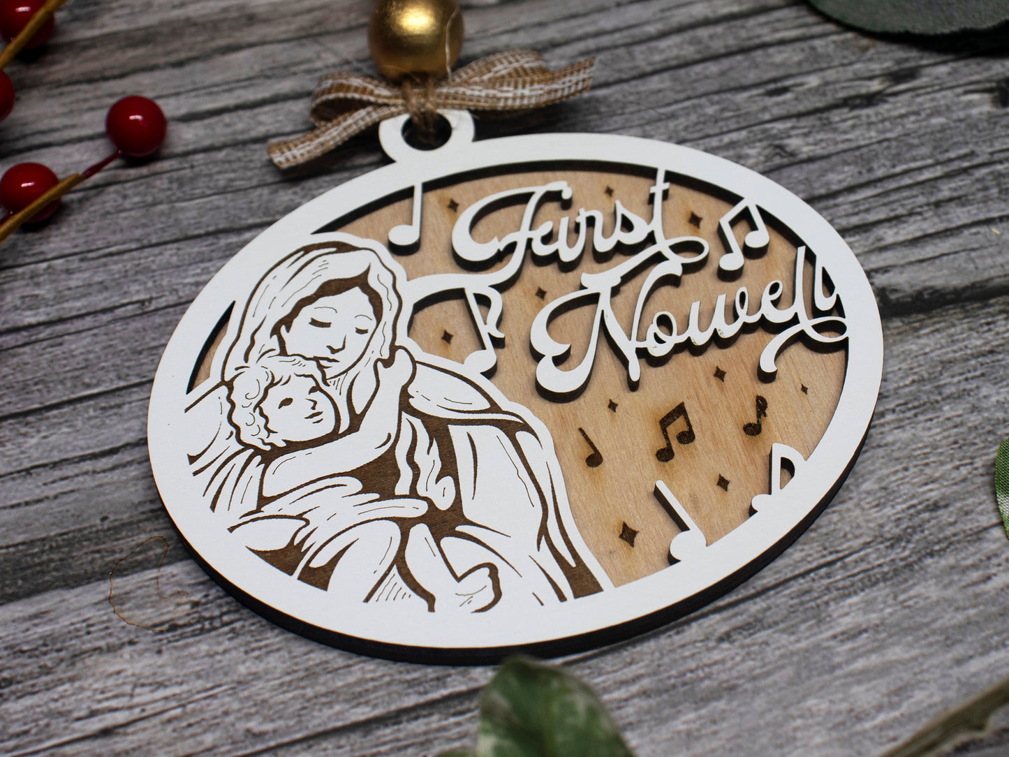 The First Noel Classic Christian Carol Ornament