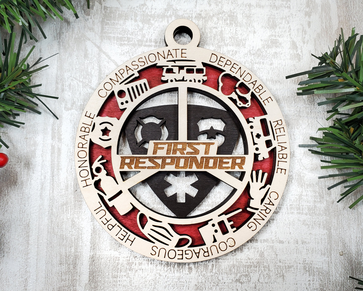 First Responder Ornaments