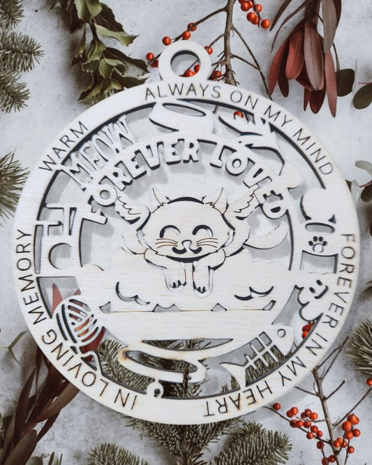 Forever Loved Cat Ornament
