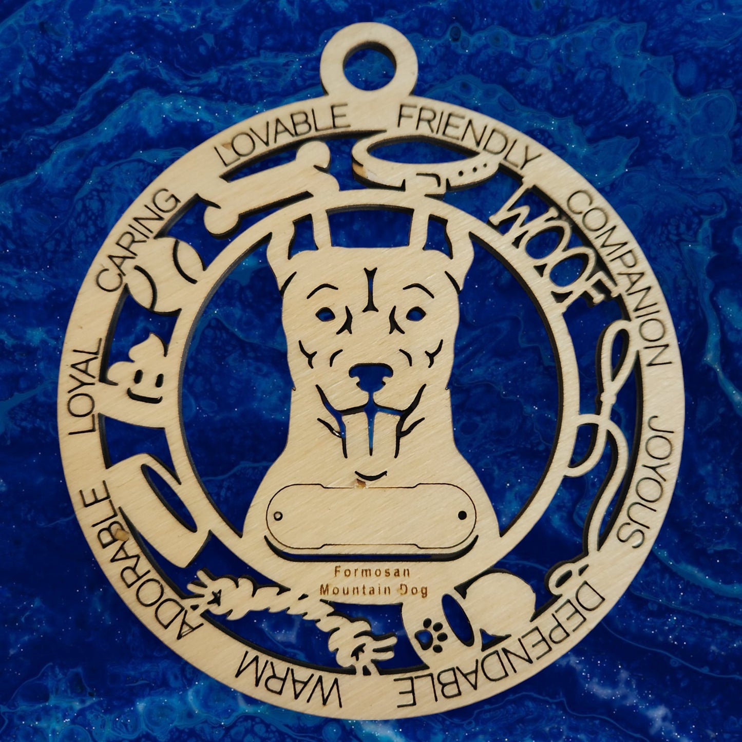 Formosan Mountain Dog Ornament