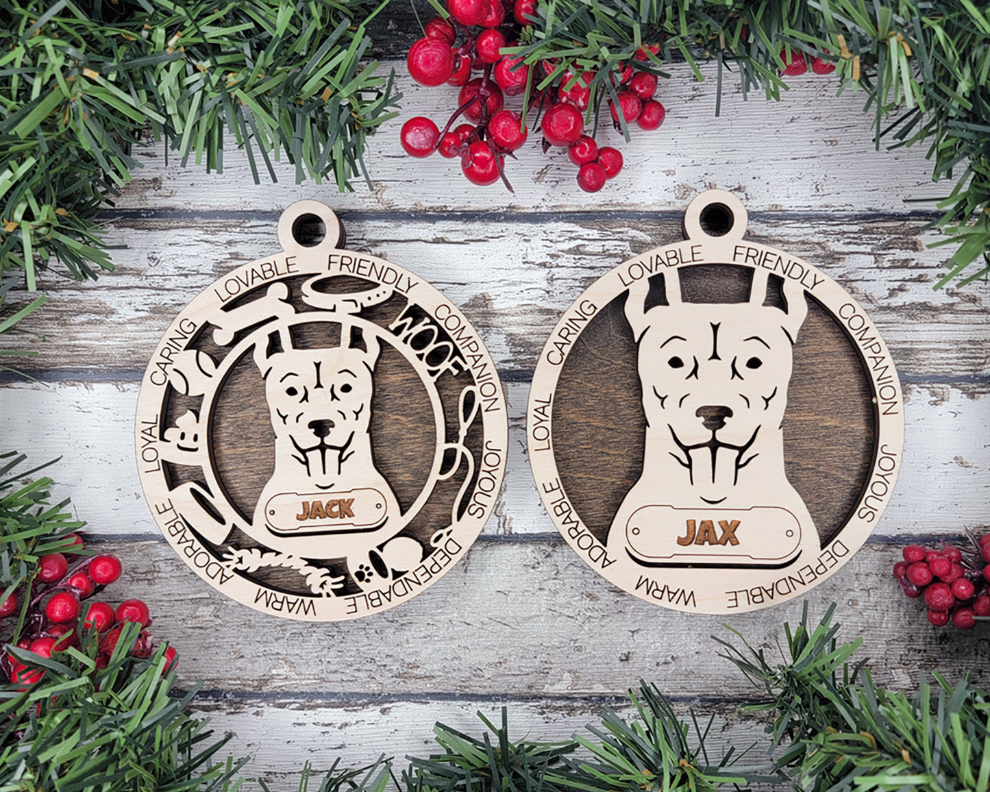 Adorable Dog Ornaments Pack 3