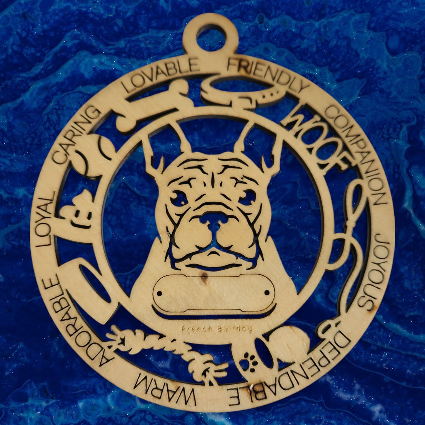 French Bulldog Dog Ornament (75)