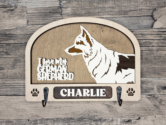 German Shepherd Leash Holder