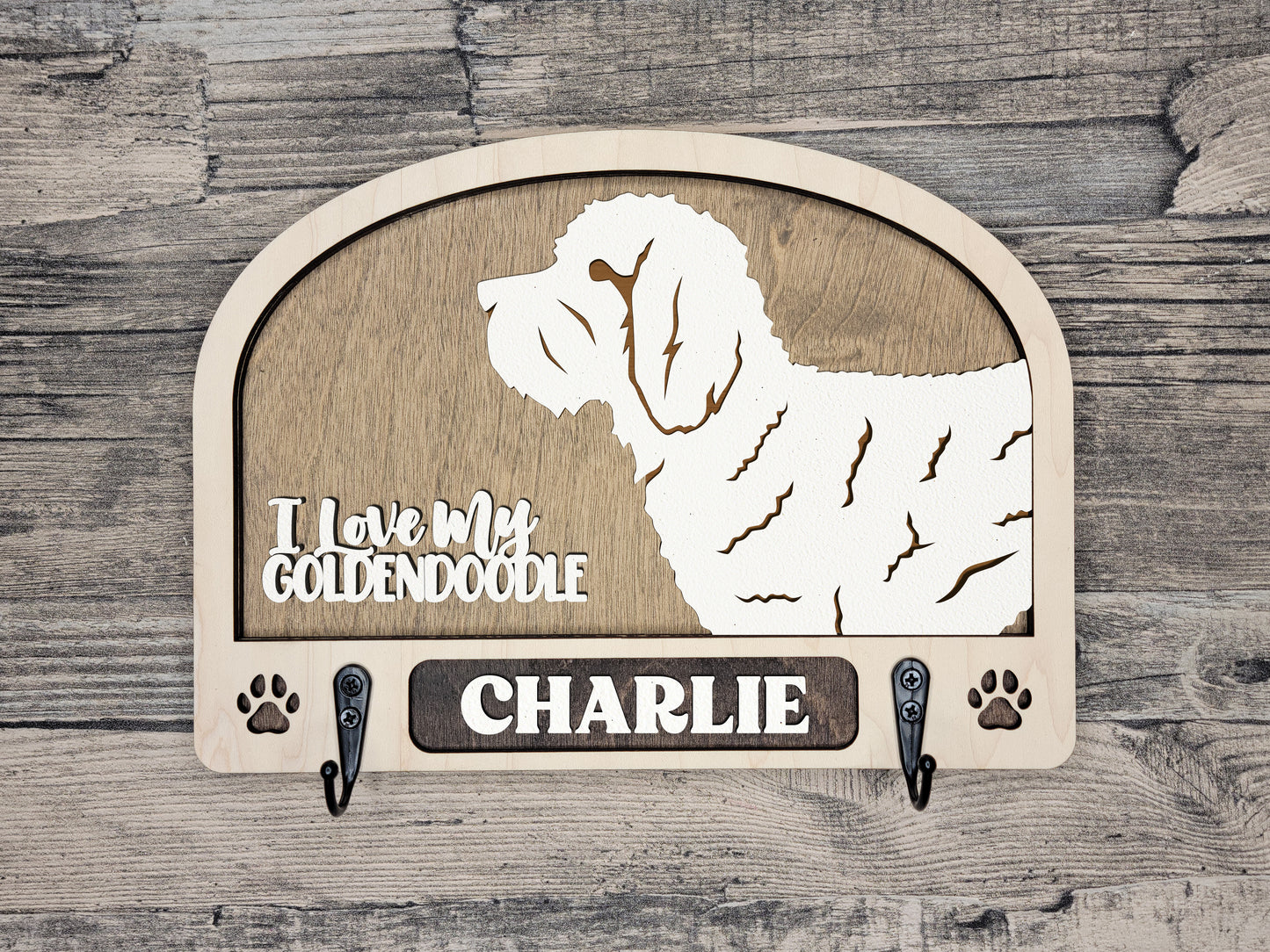 Goldendoodle Leash Holder