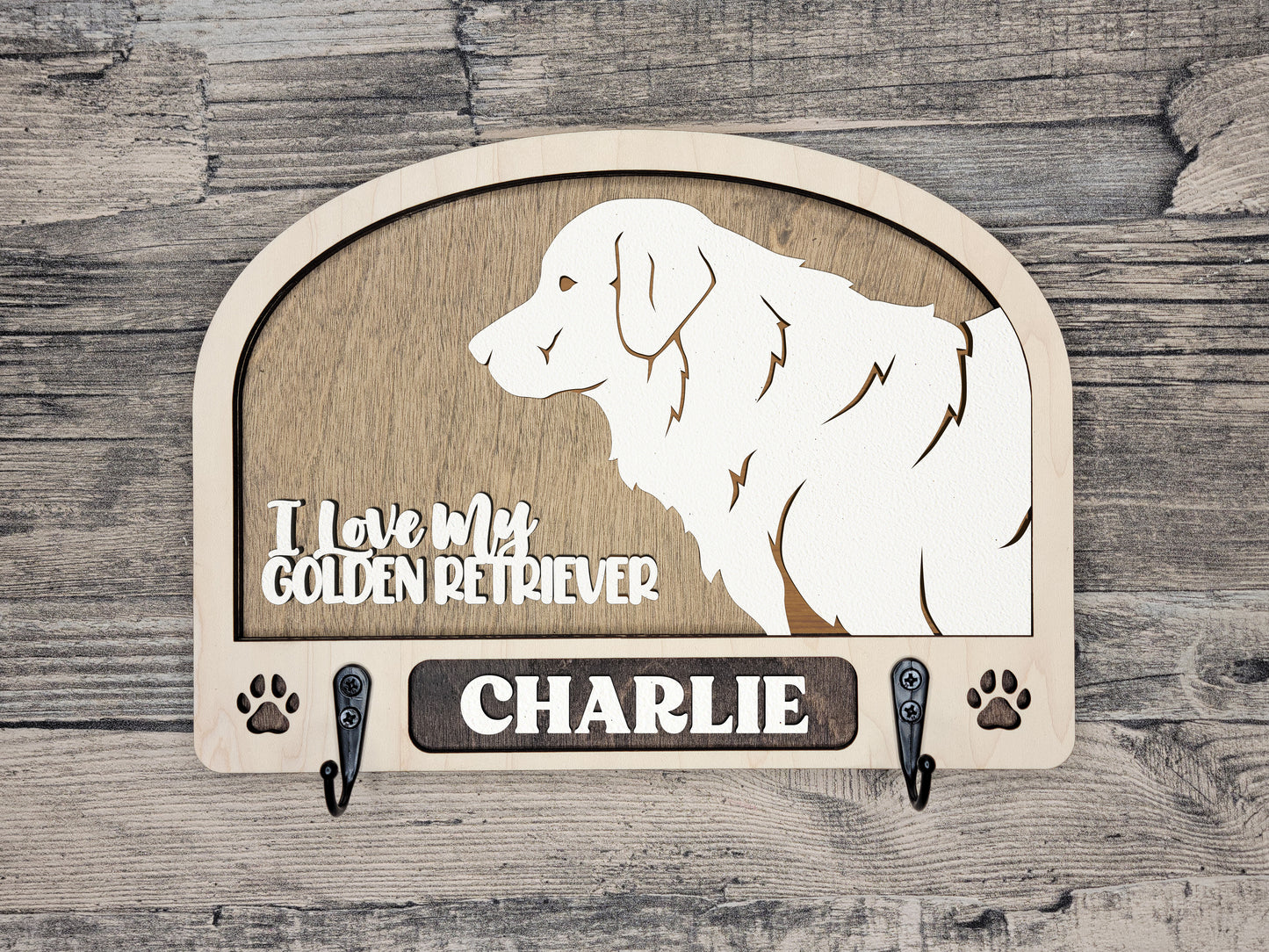 Golden Retriever Leash Holder