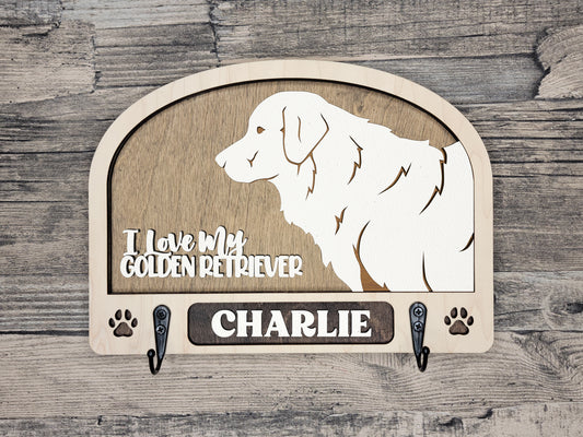 Golden Retriever Leash Holder