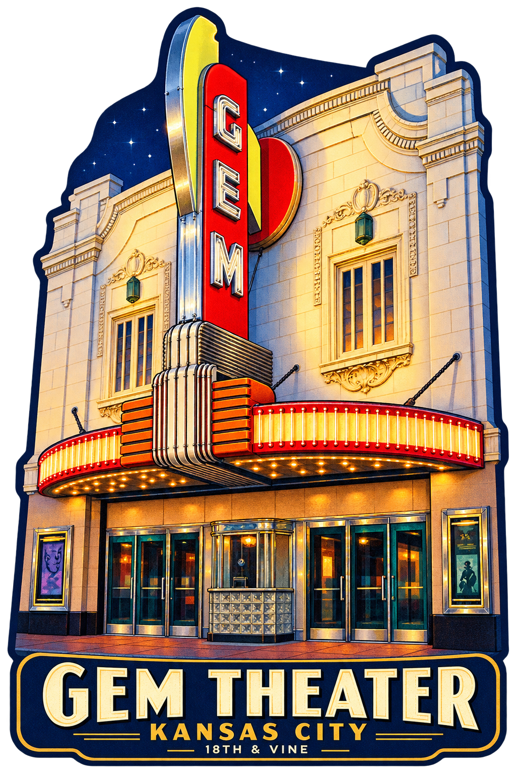 Gem Theater (Evening Neon Theme)