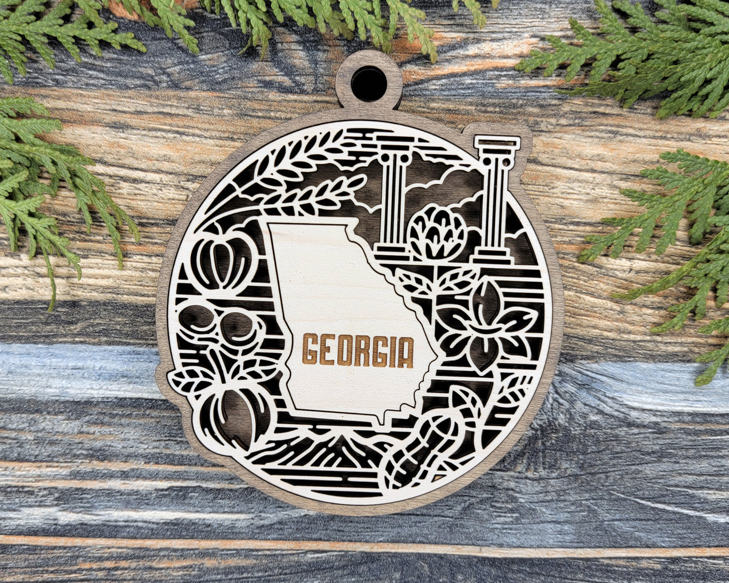 Georgia State Heritage Ornament